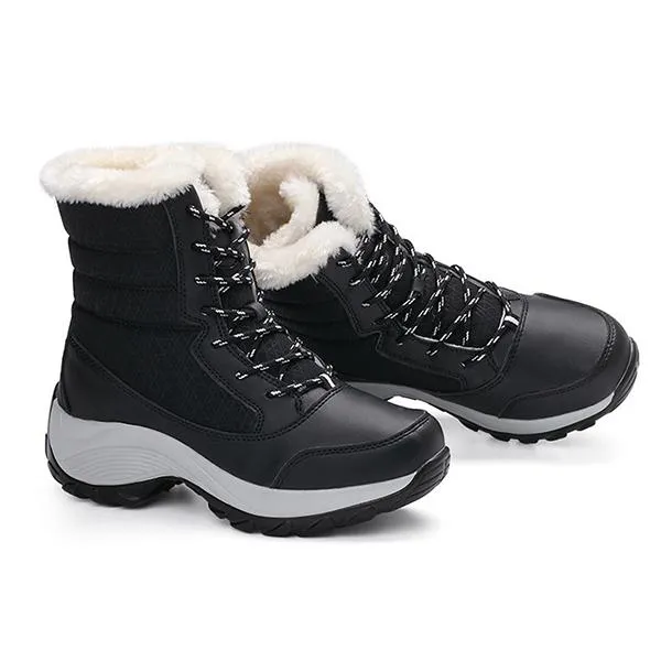 Women'S Lace Up Waterproof Snow Boots 23878658C
