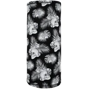 ZANheadgear® Black & White Tropical Skull All in One Headgear